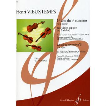 1er Solo du 3e Concerto en la Majeur 