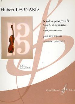 6 Solos Progressifs op. 62 B 