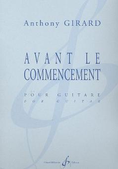 Avant le Commencement 