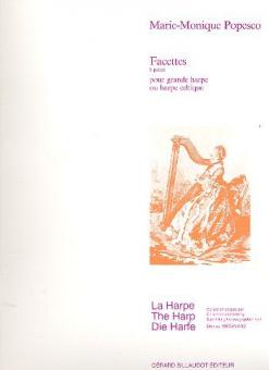 Facettes, 8 Pieces pour Grande Harpe Ou Harpe Celtique 