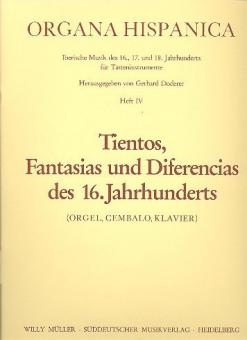 18 Tientos, Fantasias und Diferencias des 16. Jahrhunderts 