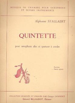 Quintette pour Saxophone Alto et Quatuor a Cordes 