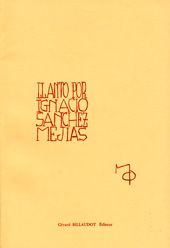 Llanto Por Ignacio Sanchez Meijas 