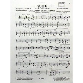 Suite pour la Jeunesse Saxophone Tenor Sib 