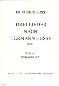 3 Lieder nach Texten von Hermann Hesse 