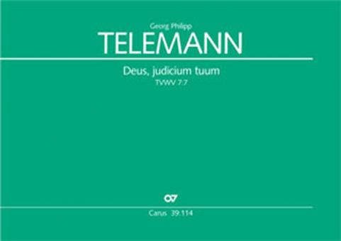 Deus, judicium tuum TVWV 7:7 Standard