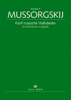 Fünf russische Volkslieder für Männerchor a cappella 