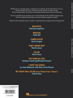 Pro Vocal Vol. 3: Contemporary Hits (Women's Edition) 