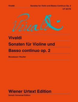 Sonaten für Violine und Basso continuo op. 2 