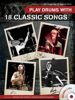 Play Drums with 18 Classic Songs 