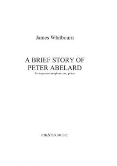 A Brief Story of Peter Abelard 