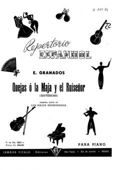 Goyescas, Quejas Ola Maja Y El Ruisenor No.4 