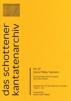 Christum lieb haben ist besser denn alles Wissen TVWV 1:137 