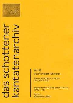 Christum lieb haben ist besser denn alles Wissen TVWV 1:137 