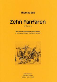 10 Fanfaren für drei Trompeten und Pauken 