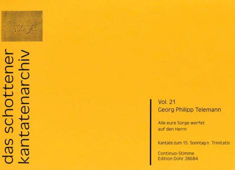 Alle eure Sorge werfet auf den Herrn TVWV 1:71 