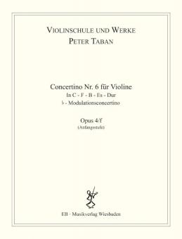 Concertino Nr. 6 in C-F-B-Es-Dur Op. 4/f (b-Modulationsconcertino) 