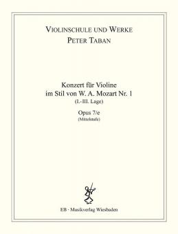 Konzert im Stil von W.A. Mozart Nr. 1 Op. 7/e 