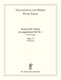 Konzert im ungarischen Stil Nr. 1 Op. 7/f 