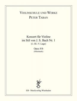 Konzert im Stil von J.S. Bach Nr. 1 Op. 8/b 