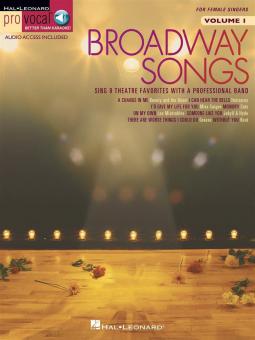 Pro Vocal Vol. 1: Broadway Songs (Women's Edition) 