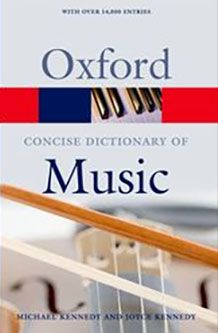 The Oxford Concise Dictionary of Music 