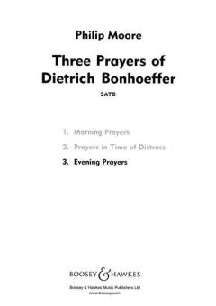 3 Prayers of Dietrich Bonhoeffer Nr. 3 