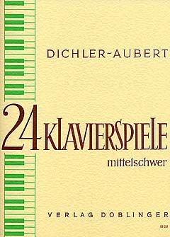 24 kleine Klavierspiele mittelschwer 