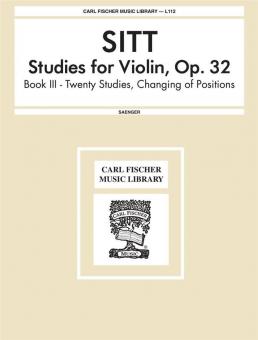 Studies For Violin Op. 32 Part 3 