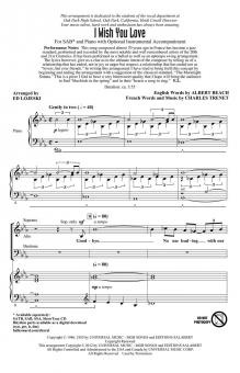 I Wish You Love Standard