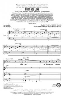 I Wish You Love Standard