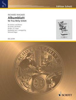 Albumblatt Es-Dur Standard