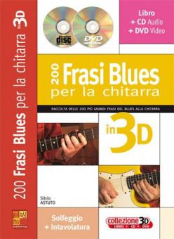 200 Frasi Blues per la Chitarra in 3d 
