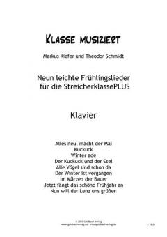 Klasse musiziert gemeinsam: Frühlingslieder Streicherklasse 