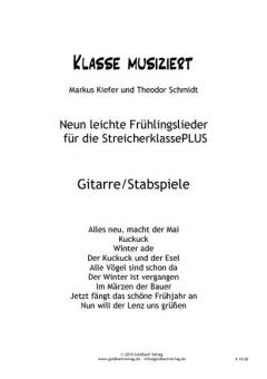 Klasse musiziert gemeinsam: Frühlingslieder Streicherklasse 