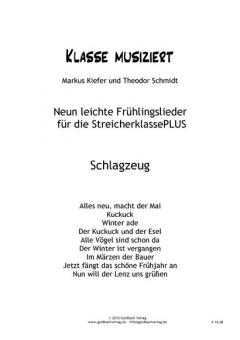 Klasse musiziert gemeinsam: Frühlingslieder Streicherklasse 