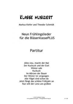 Bläserklassenschule 'Klasse musiziert': Frühlingslieder 