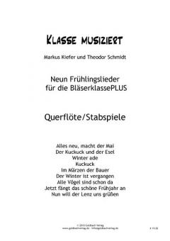 Bläserklassenschule 'Klasse musiziert': Frühlingslieder 