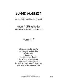 Bläserklassenschule 'Klasse musiziert': Frühlingslieder 