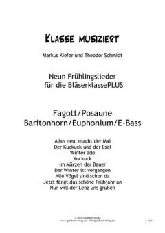 Bläserklassenschule 'Klasse musiziert': Frühlingslieder 