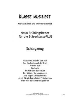 Bläserklassenschule 'Klasse musiziert': Frühlingslieder 