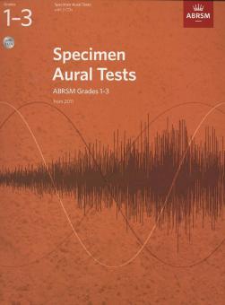 Specimen Aural Tests, Grades 1-3 with 2 CDs 