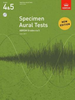 Specimen Aural Tests, Grades 4 & 5 with 2 CDs 