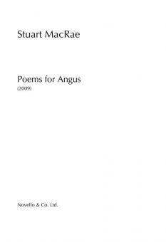 Poems For Angus 