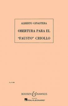 Overtura para el Fausto Criollo op. 9 