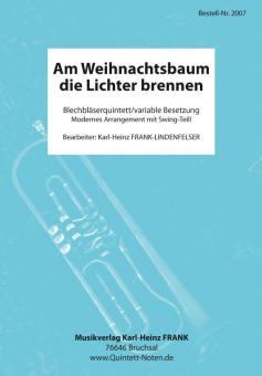 Am Weihnachtsbaum die Lichter brennen 