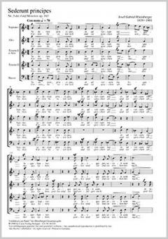 Sederunt principes (Fürsten beraten sich) 