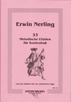 33 Melodische Etüden für Kontrabass 