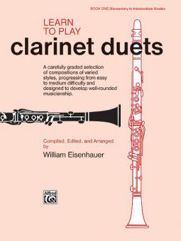 Learn To Play Clarinet Duets 