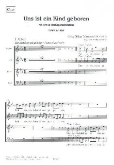 Uns ist ein Kind geboren 
